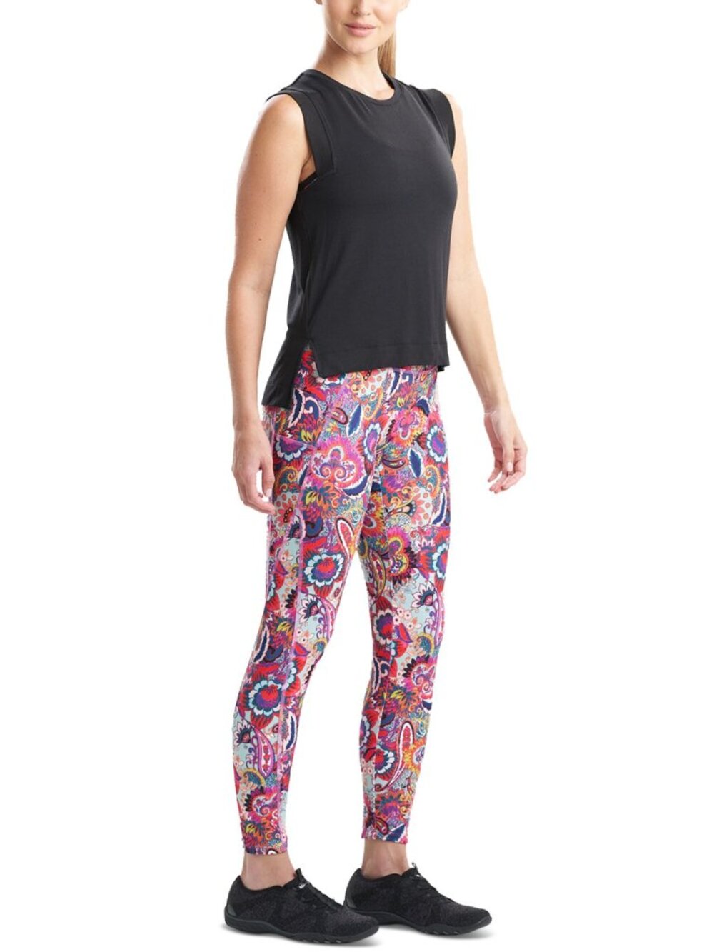 Josie Natori Womens High-Low Tank Top